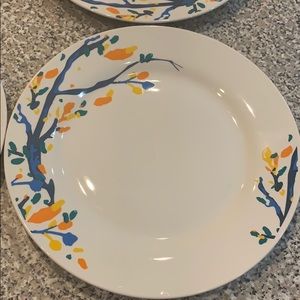 4 set of floral royal norfolk plates